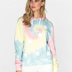 CHRLDR tiedye star hoodie xs